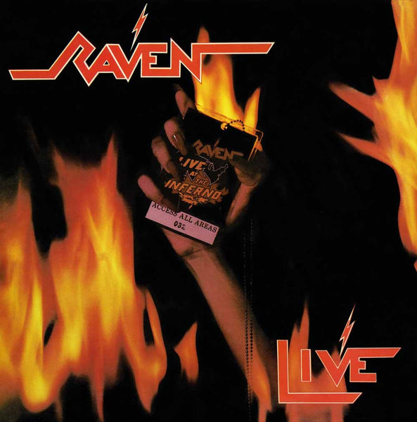 LIVE AT THE INFERNO by RAVEN Vinyl Double Album  BOBV467LP