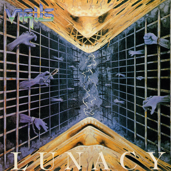 LUNACY (CLEAR / BLUE SPLATTER VINYL) by VIRUS Vinyl LP  BOBV826LPLTD