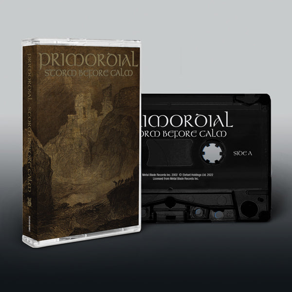 PRIMORDIAL STORM BEFORE CALM (REISSUE) MUSIC CASSETTE  Item no. :BOBV848MC