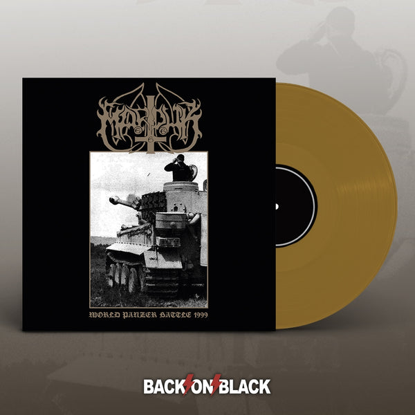 WORLD PANZER BATTLE 1999 (GOLD VINYL) by MARDUK Vinyl Double Album  BOBV908LPLTD  Label: BACK ON BLACK