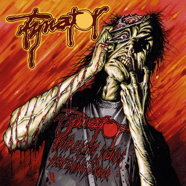 TYNATOR SHRIEKING SOUNDS OF DEAFENING TERROR (RED VINYL) VINYL DOUBLE ALBUM  Item no. :BOBV967LPLTD