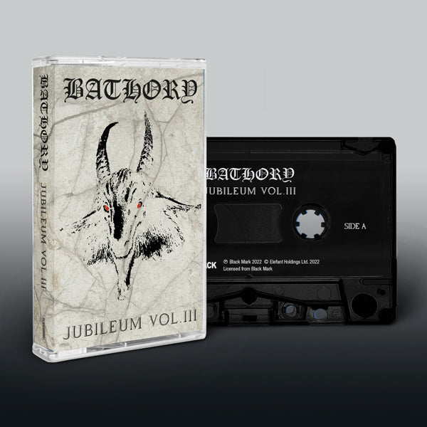 JUBILEUM VOL 3 by BATHORY Music Cassette  BOBV988MC