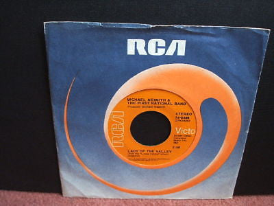 michael nesmith lady of the valley 1971 usa vinyl 7" ex