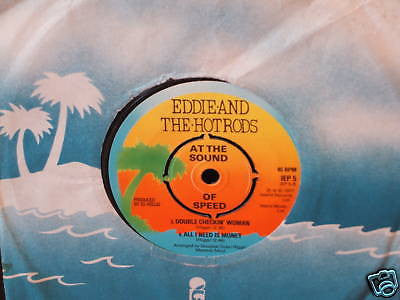 eddie & the hot rods hard drivin' man 1977 uk 7" ep ex