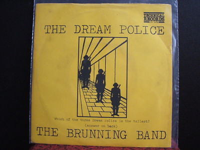 the brunning band dream police 1982 uk 7" single