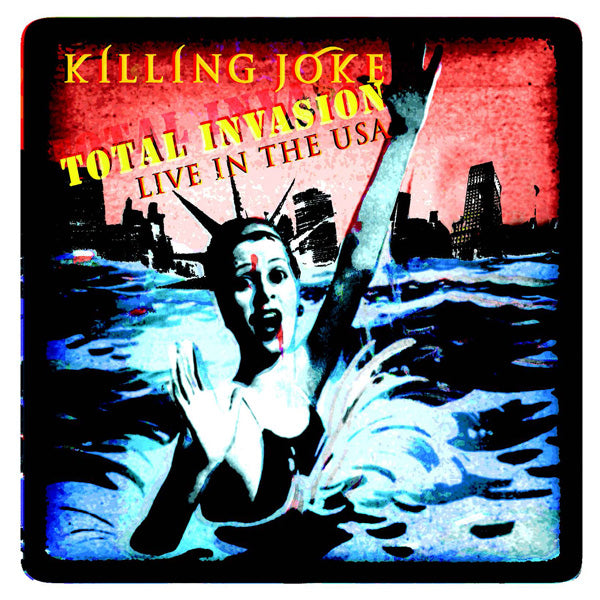 TOTAL INVASION LIVE IN USA by KILLING JOKE Vinyl LP   CADIZLP211 coloured numbered ltd