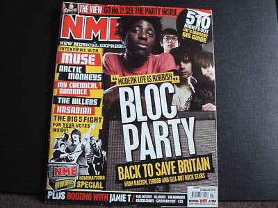 new musical express nme 3.2.2007 bloc party muse