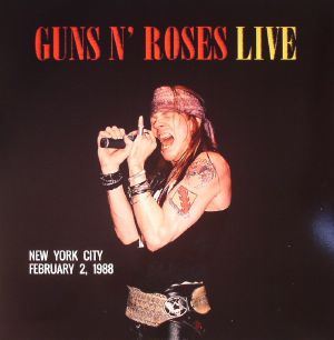 Guns N' Roses ‎– Live In New York City February 2 1988 Label: DOL ‎– DOR 2022H vinyl lp red