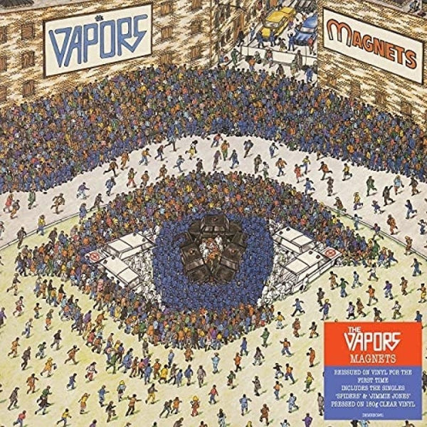 THE VAPORS MAGNETS 180g clear vinyl lp DEMREC961