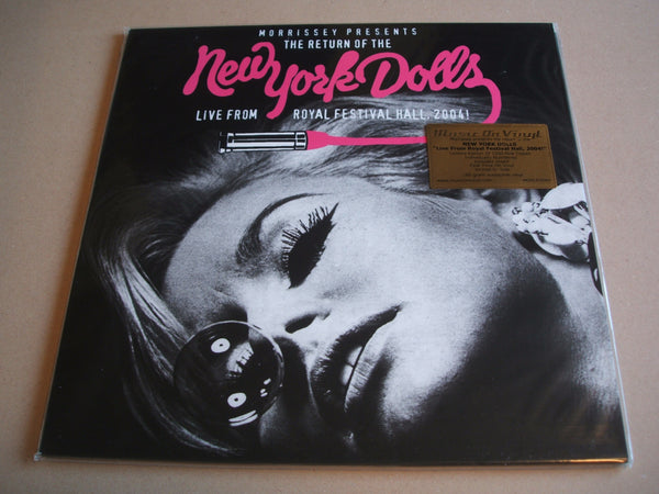 New York Dolls - Live From Royal Festival Hall, 2004   pink etched ltd vinyl lp