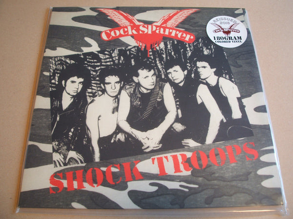 Cock Sparrer ‎– Shock Troops 2018 ruby red / smoke coloured vinyl lp