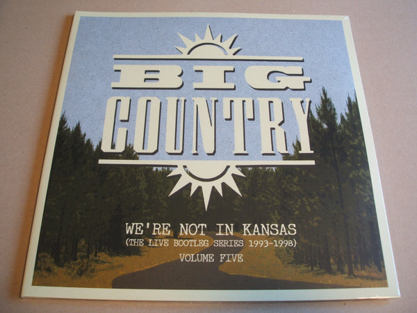 Big Country - We’re Not In Kansas (The Live Bootleg Series 1993 - 1998) Volume Five  2 x vinyl lp blue
