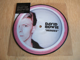 David Bowie ‎– "Heroes" Vinyl 7" 45 RP, Single Picture Disc Remastered