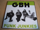 GBH ‎– Punk Junkies 2017 reissue vinyl lp