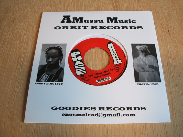 Steve Baswell ‎– Cool Rasta - Man Cool Vinyl, 7", 45 RPM, Single, Reissue