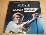 david Bowie ‎We Could Be Heroes  ltd numbered blue vinyl lp japanese version