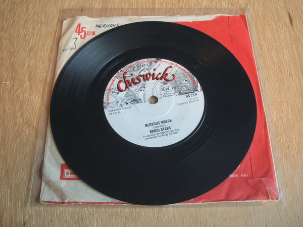 Radio Stars ‎– Nervous Wreck Vinyl, 7", 45 RPM, Single