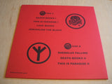 Death In June ‎– Free Tibet blue Vinyl lp Limited Edition Numbered red cover