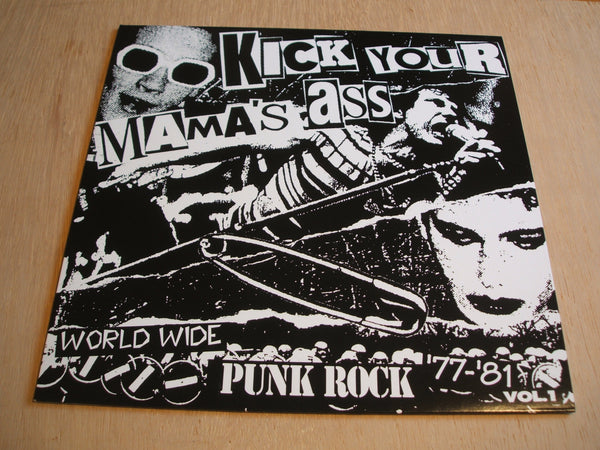 Various ‎– Kick Your Mama's Ass Vinyl, LP, Compilation, Limited Edition rare punk