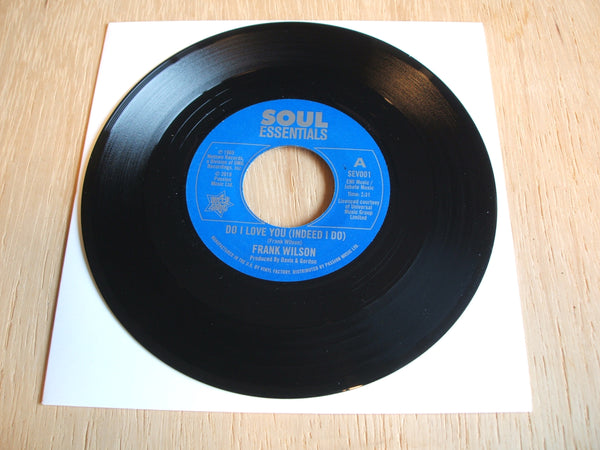 frank wilson : do i love [ indeed i do ] 7" vinyl single