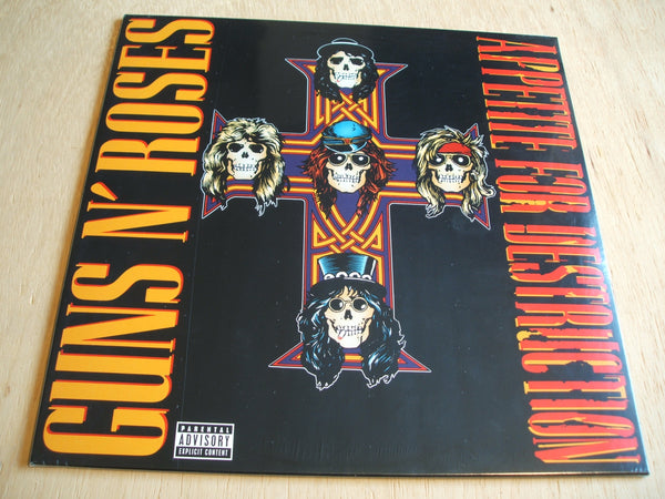 Guns N' Roses ‎–  Appetite For Destruction remastered vinyl lp 180gram