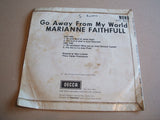 Marianne Faithfull - Go Away From My World Vinyl, 7", 45 RPM, EP