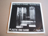The Plastic Ono Band - Give Peace A Chance / Remember Love Vinyl, 7", 45 RPM, Single