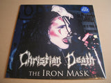 Christian Death - The Iron Mask Vinyl LP Album Limited Edition Reissue Blue