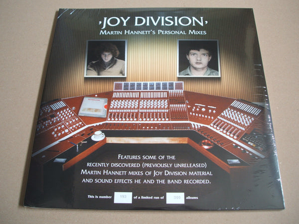 Joy Division - Martin Hannett's Personal Mixes  2 x vinyl lp   ltd / 300