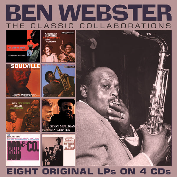 THE CLASSIC COLLABORATIONS (4CD) by BEN WEBSTER Compact Disc - 4 CD Box Set  EN4CD9197