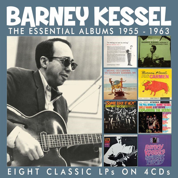 THE ESSENTIAL ALBUMS 1955 - 1963 (4CD) by BARNEY KESSEL Compact Disc - 4 CD Box Set  EN4CD9207