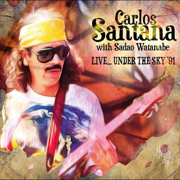 CARLOS SANTANA WITH SADAO WATANABE LIVE...UNDER THE SKY '91 COMPACT DISC DOUBLE