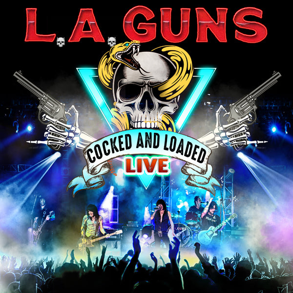 COCKED AND LOADED LIVE by LA GUNS Compact Disc  FRCD1129