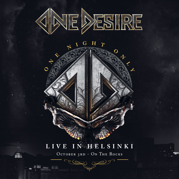 ONE NIGHT ONLY - LIVE IN HELSINKI (CD+DVD) by ONE DESIRE Compact Disc Double  FRCDVD1121