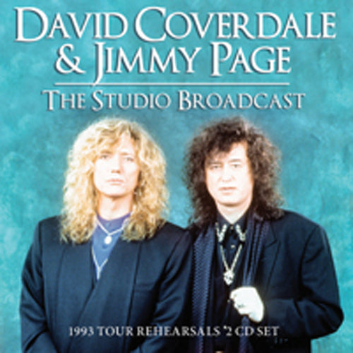 THE STUDIO BROADCAST (2CD) by DAVID COVERDALE & JIMMY PAGE Compact Disc Double