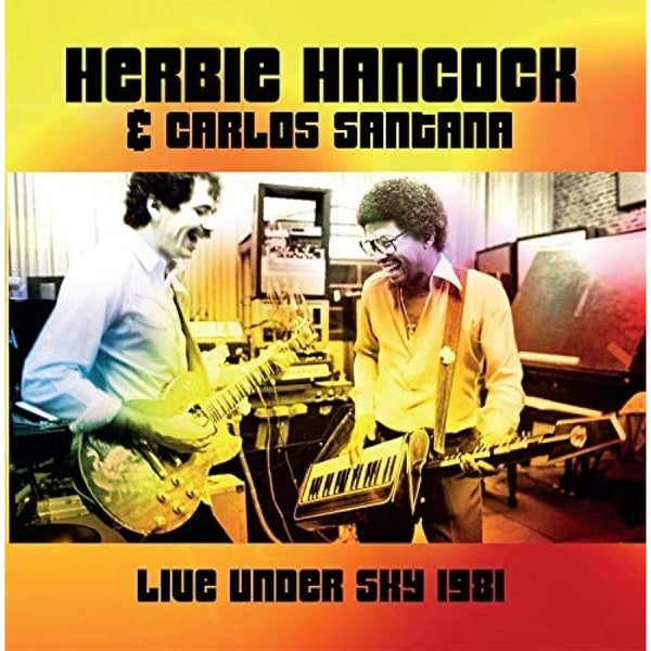 HERBIE HANCOCK & CARLOS SANTANA Live Under The Sky ‘81 compact disc