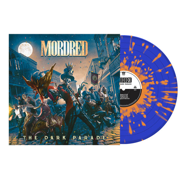 THE DARK PARADE (BLUE WITH ORANGE SPLATTER VINYL) by MORDRED Vinyl LP  M0751