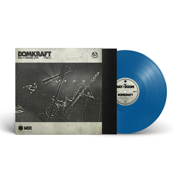 DAY OF DOOM LIVE (OCEAN BLUE VINYL) by DOMKRAFT Vinyl LP MER079LPB1