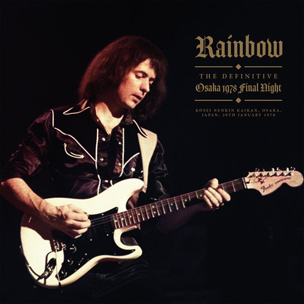 RAINBOW OSAKA 1978 (RED VINYL) VINYL DOUBLE ALBUM
