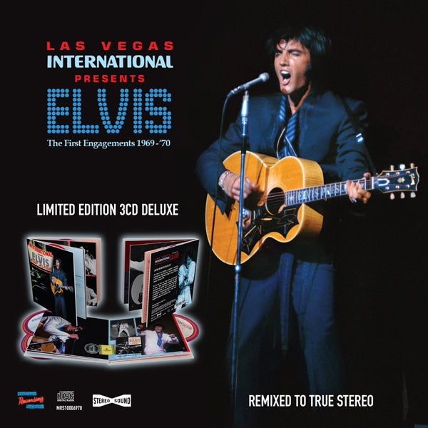 LAS VEGAS INTERNATIONAL PRESENTS ELVIS - THE FIRST ENGAGEMENTS 1969-70 (DELUXE 3CD DIGI BOOK) by ELVIS PRESLEY Compact Disc Book