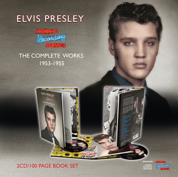 MEMPHIS RECORDING SERVICE: THE COMPLETE WORKS 1953 - 1955 (2CD + 100 PAGE HARD BOOK) by ELVIS PRESLEY Compact Disc Book  MRS10053055