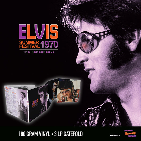 SUMMER FESTIVAL 1970 - THE REHEARSALS by ELVIS PRESLEY Vinyl - 3 LP Box Set  MRS400007070