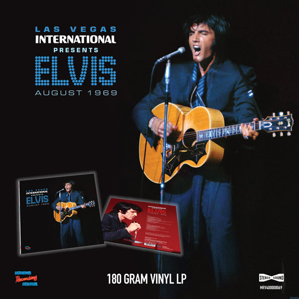 LAS VEGAS INTERNATIONAL PRESENTS ELVIS – AUGUST 1969 by ELVIS PRESLEY Vinyl LP  MRS400008069