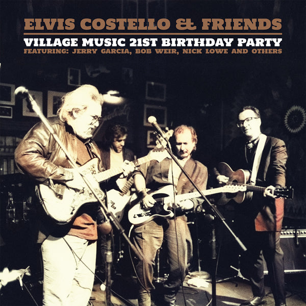 VILLAGE MUSIC 21ST BIRTHDAY PARTY by ELVIS COSTELLO & FRIENDS Vinyl Double Album  PARA487LP