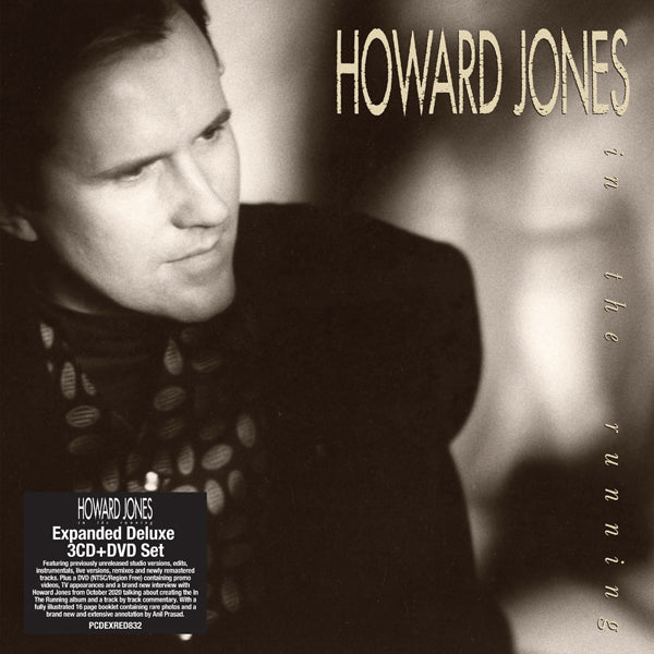 IN THE RUNNING: EXPANDED DELUXE 3CD/1DVD SET by HOWARD JONES Compact Disc - 4 CD Box Set  PCDEXRED832