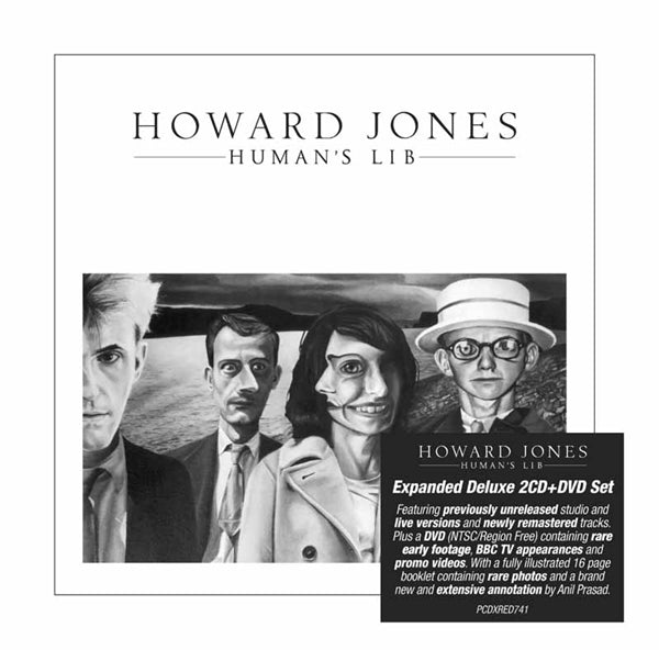 HUMAN'S LIB: EXPANDED DELUXE 2CD/1DVD DIGIPAK EDITION  by HOWARD JONES  Compact Disc - 3 CD Box Set  PCDXRED741