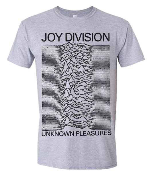 UNKNOWN PLEASURES (GREY)  by JOY DIVISION  T-Shirt