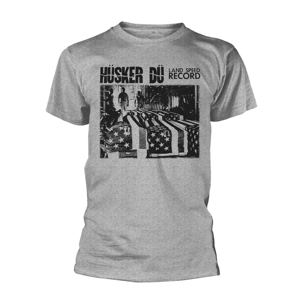 LAND SPEED RECORD (GREY) by HUSKER DU T-Shirt