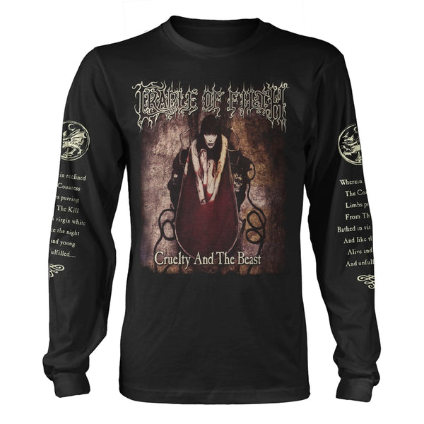 CRUELTY AND THE BEAST by CRADLE OF FILTH Long Sleeve Shirt