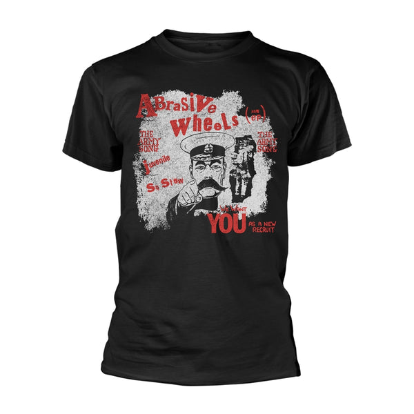 ARMY SONG (BLACK) by ABRASIVE WHEELS T-Shirt